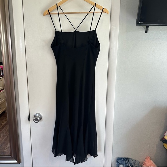 Aspeed USA 90s/y2k Vintage Asymmetrical Whimsygoth Midi Dress. Size: Medium. - Picture 5 of 7